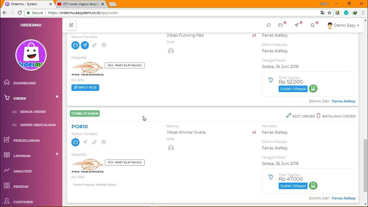 Video profil Ordermu